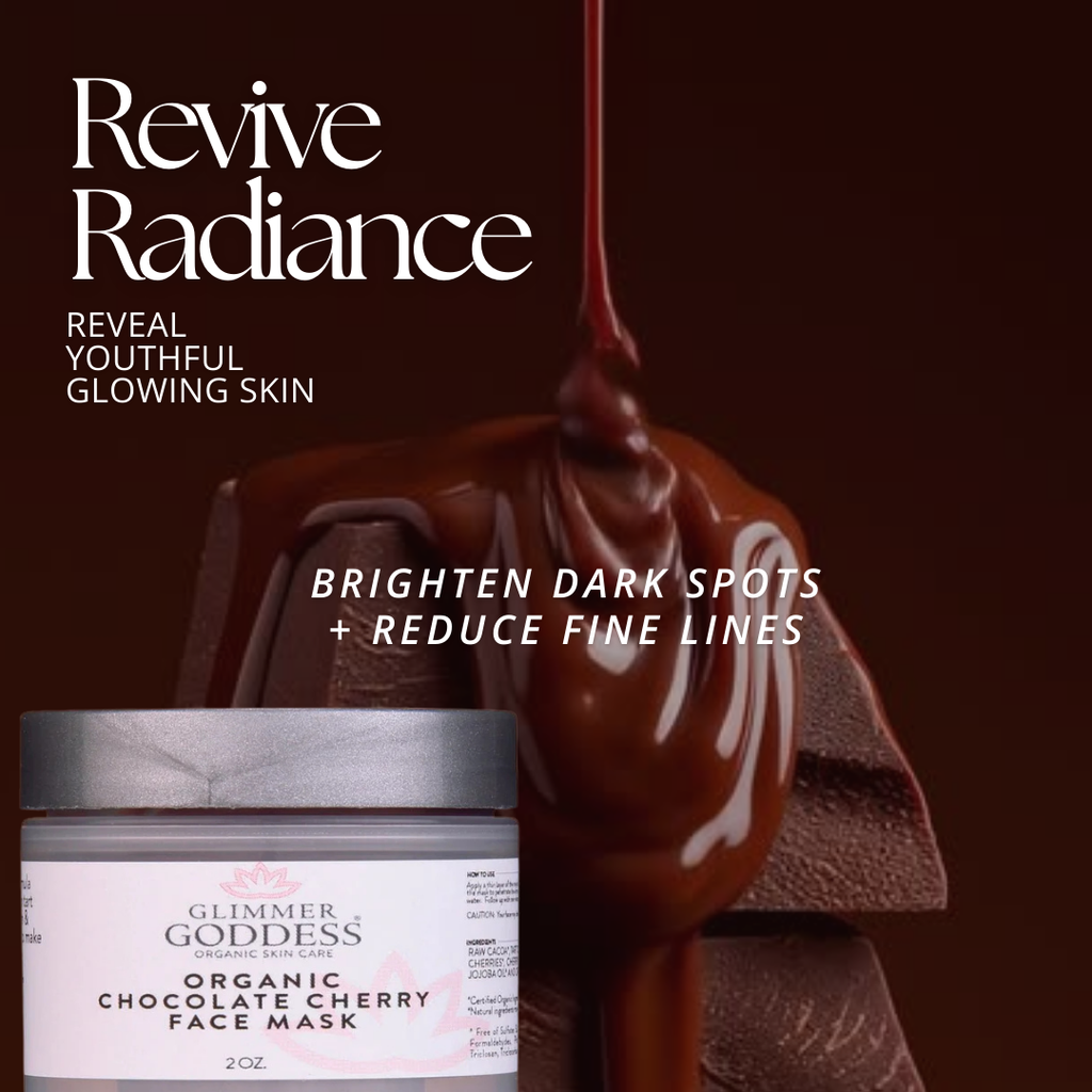 Organic Chocolate Cherry Face Mask – Antioxidant Anti-Aging Treatment